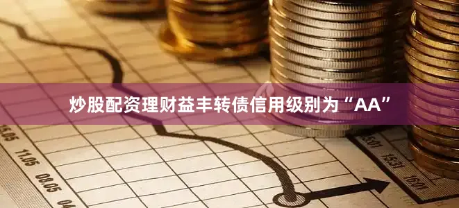 炒股配资理财益丰转债信用级别为“AA”